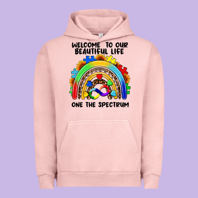 Autism Rainbow Urban Hoodie Designed By Fadigitalartstudio