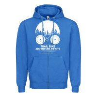 Trail Bike Adventure Awaits Zipper Hoodie | Teevron