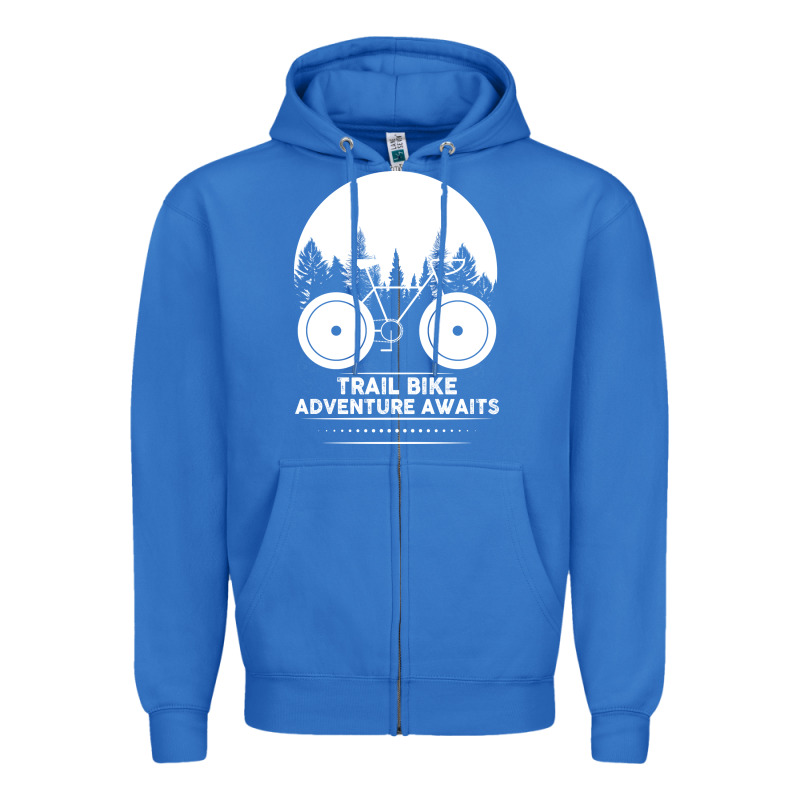 Trail Bike Adventure Awaits Zipper Hoodie by Bettercallsaul | Teevron