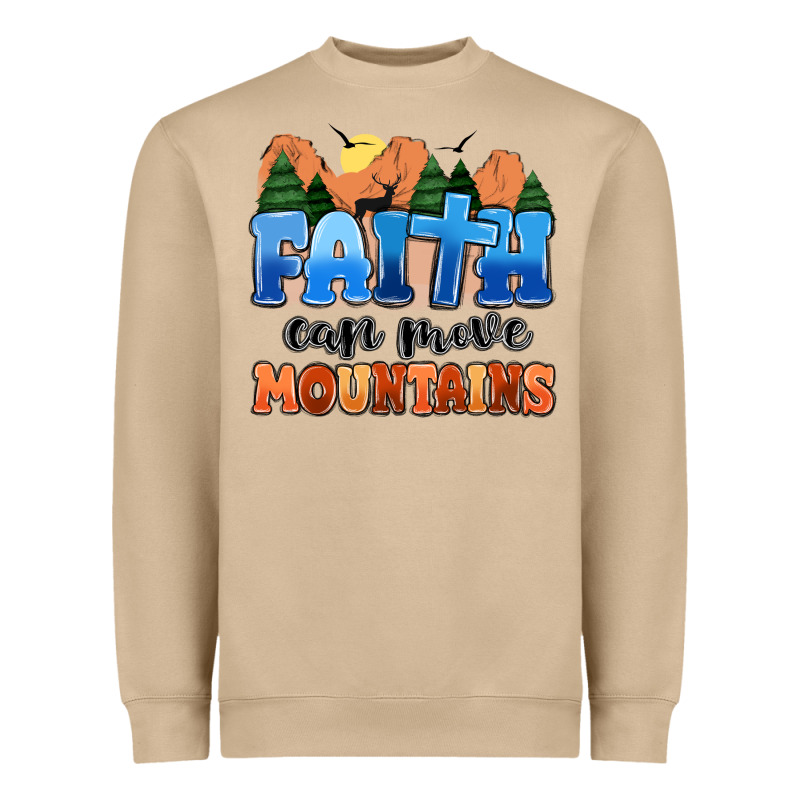 Faith Can Move Mountains Heavyweight Sweatshirt by MaliasSmallBusiness | Teevron