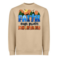 Mushroom faith can move mountains Heavyweight Sweatshirt - MaliasSmallBusiness