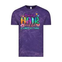 Cloud Purple making hair beautiful is kinda my thing Vintage Tee - MaliasSmallBusiness