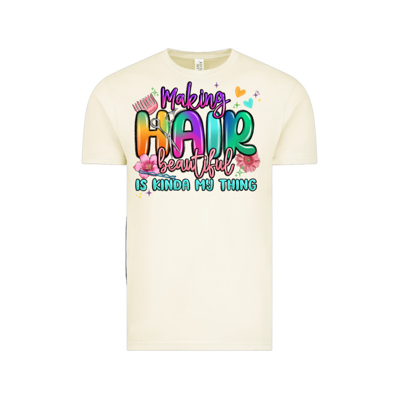Making Hair Beautiful Is Kinda My Thing Vintage Tee by MaliasSmallBusiness | Teevron