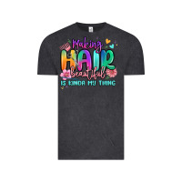 Vintage Black making hair beautiful is kinda my thing Vintage Tee - MaliasSmallBusiness