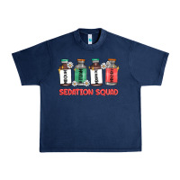 Navy sedation squad Urban Heavy Tee - MaliasSmallBusiness