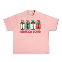 Salmon sedation squad Urban Heavy Tee - MaliasSmallBusiness