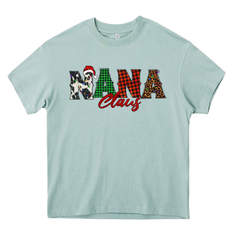 Nana Claus Heavy Core Tee by BarkalooDesign | Teevron