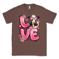 Chestnut love cow valentine's day Classic Tee - MaliasSmallBusiness