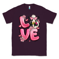 Plum love cow valentine's day Classic Tee - MaliasSmallBusiness