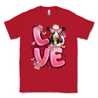 Red love cow valentine's day Classic Tee - MaliasSmallBusiness