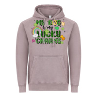 Vintage Zinc my dog is my lucky charms Vintage Hoodie - MaliasSmallBusiness