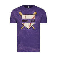 Cloud Purple preview custom baseball Vintage Tee - MaliasSmallBusiness