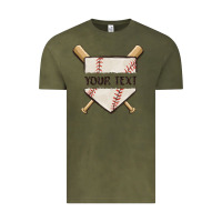 Vintage Olive preview custom baseball Vintage Tee - MaliasSmallBusiness
