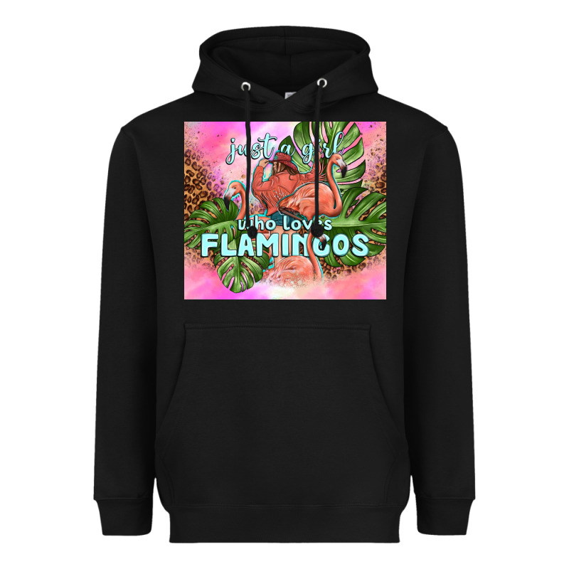Just A Girl Who Loves Flamingo Heavyweight Hoodie by TumblerDesignByShophia | Teevron