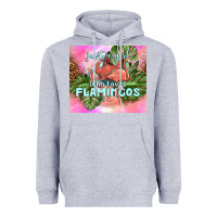 Heather Grey just a girl who loves flamingo Heavyweight Hoodie - TumblerDesignByShophia