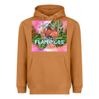 Meerkat just a girl who loves flamingo Heavyweight Hoodie - TumblerDesignByShophia