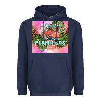 Navy just a girl who loves flamingo Heavyweight Hoodie - TumblerDesignByShophia