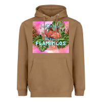 Toasted Coconut just a girl who loves flamingo Heavyweight Hoodie - TumblerDesignByShophia