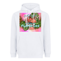 White just a girl who loves flamingo Heavyweight Hoodie - TumblerDesignByShophia