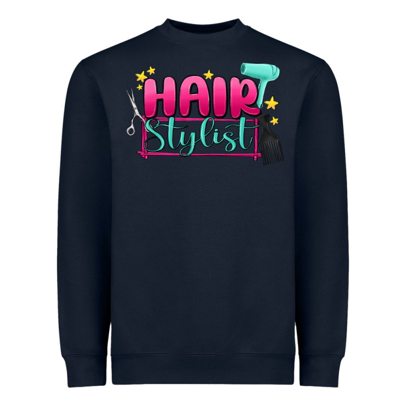 Hair Stylist Heavyweight Sweatshirt by MaliasSmallBusiness | Teevron