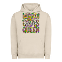 Pigment French Oak Mardi Gras Queen Urban Hoodie - BundleAndBundleShop