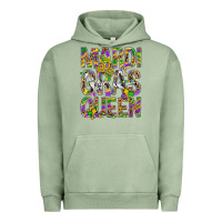 Pigment Oil Green Mardi Gras Queen Urban Hoodie - BundleAndBundleShop