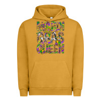 Pigment Peanut Butter Mardi Gras Queen Urban Hoodie - BundleAndBundleShop