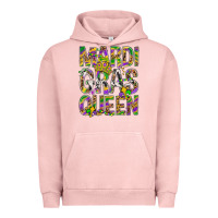 Pigment Salmon Mardi Gras Queen Urban Hoodie - BundleAndBundleShop