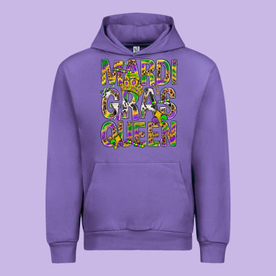 Mardi Gras Queen Urban Hoodie Designed By Bundleandbundleshop