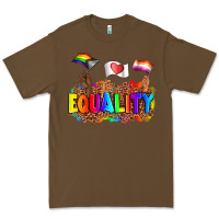 Cacao equality pride flags Premium Tee - AdoDesignShop