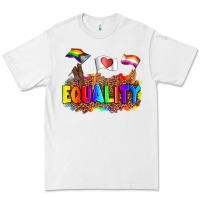 White equality pride flags Premium Tee - AdoDesignShop
