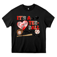 Black it's a tee ball kinda day Heavy Core Tee - JahusDesignShop