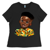 Black black boy Ladies Tee - HRA Design Shop