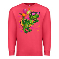 Cardinal birthday t rex pink Premium Sweatshirt - CowGirlArtShop