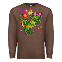 Chestnut birthday t rex pink Premium Sweatshirt - CowGirlArtShop