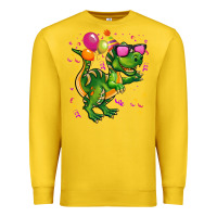 Lemon birthday t rex pink Premium Sweatshirt - CowGirlArtShop