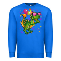 True Royal birthday t rex pink Premium Sweatshirt - CowGirlArtShop