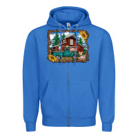 True Royal western barn with farm animals Zipper Hoodie - RanaPortraitStore