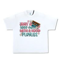 Just A Good Mom With A Hood Playlist Urban Heavy Tee | Teevron