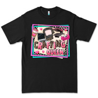 Black crafting queen Premium Tee - AdoDesignShop