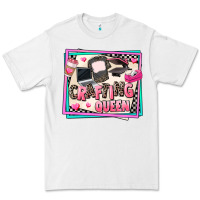 White crafting queen Premium Tee - AdoDesignShop