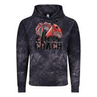 Cloud Black cheer coach Vintage Hoodie - MaliasSmallBusiness