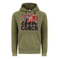 Vintage Olive cheer coach Vintage Hoodie - MaliasSmallBusiness