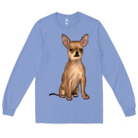 Colony Blue chihuahua Long Sleeve Tee - JahusDesignShop