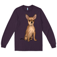 Plum chihuahua Long Sleeve Tee - JahusDesignShop