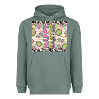 Sage happy easter with cowhide Heavyweight Hoodie - TumblerDesignByShophia