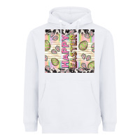 White happy easter with cowhide Heavyweight Hoodie - TumblerDesignByShophia