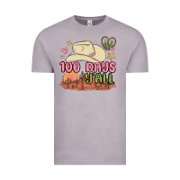 Vintage Zinc 100 days y'all malia Vintage Tee - MaliasSmallBusiness