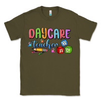 Army Green daycare teacher Classic Tee - MaliasSmallBusiness