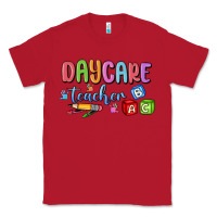 Red daycare teacher Classic Tee - MaliasSmallBusiness